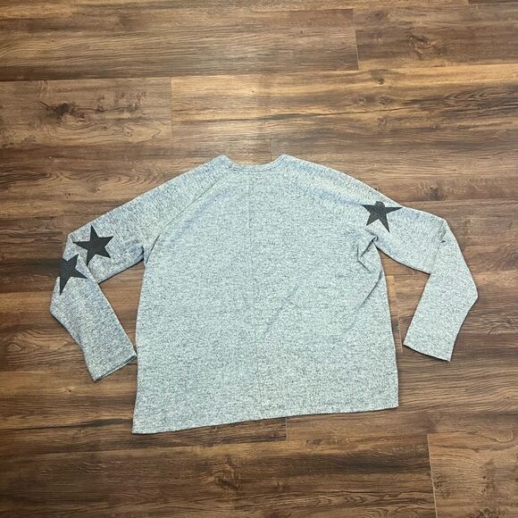 Sweet Romeo Grey Star Crewneck Sweatshirt - Picture 7 of 7